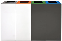 Modulaire 3-voudige afvalscheidingsunit -2