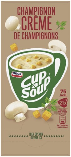 Cup-a-Soup Unox champignon crème 21x175ml-2