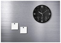 Wandklok Unilux On Time Ø 30.5cm zwart/wit-2