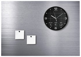 Wandklok Unilux On Time Ø 30.5cm zwart/wit-2