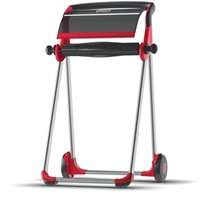 Poetspapierdispenser Tork W1 Performance vloerstandaard rood 652008