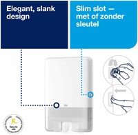 Handdoekdispenser Tork H2 Elevation Xpress wit 552000-3