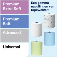 Handdoekroldispenser Tork H1 Image Line Matic zilver 460001-2