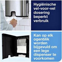 Handdoekdispenser Tork H2 Image Line Xpress zilver 460004-2