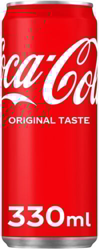 Frisdrank Coca Cola Regular blik 330ml