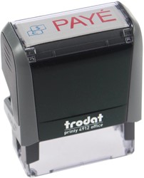 Trodat tekststempel Printy Line tekst: PAYE