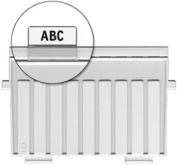 Han ruiter voor tussenschotten systeemkaartenbak