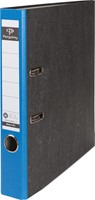 Pergamy ordner,  voor ft A4, uit karton, rug van 5 cm, gewolkt blauw