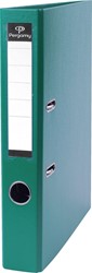 Pergamy ordner, voor ft A4, uit PP en papier, zonder beschermrand, rug van 5 cm, groen