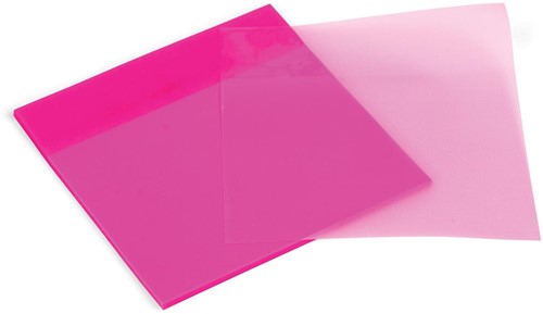 Pergamy transparante notes, ft 76 x 76 mm, 50 vel, roze-2