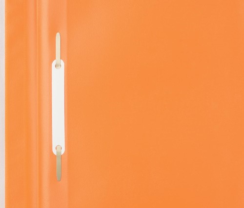 Pergamy snelhechtmap, ft A4, PP, pak van 5 stuks, oranje-2