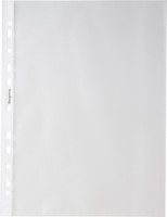 Pergamy geperforeerde showtas, ft A4, 11-gaatsperforatie, gekorrelde PP van 60 micron, pak van 100 stuks