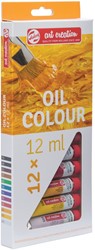 Talens Art Creation olieverf tube van 12 ml, set van 12 tubes in geassorteerde kleuren