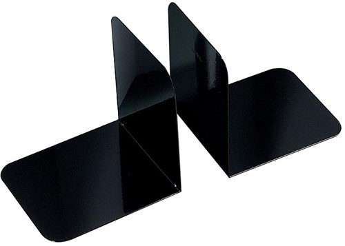 MAUL boekensteun metaal 14X12x14cm set 2 zwart