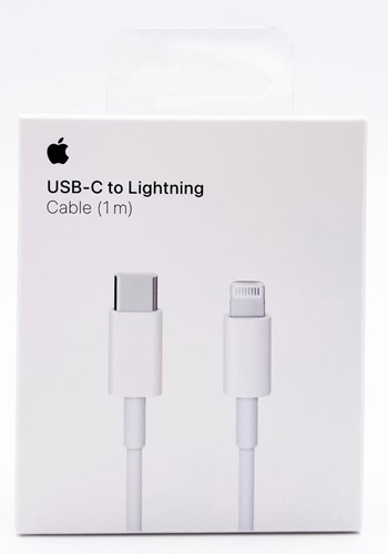 Apple kabel, Lightning (8-pin) naar USB-C, 1 m, wit