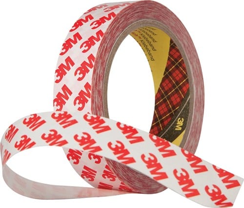 3M dubbelzijdige tape doorzichtig, ft 19 mm x 50 m