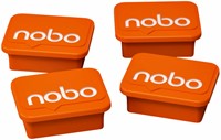 Magneet Nobo 22mm oranje 4 stuks-2