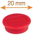 Magneet Nobo 20mm rood 8 stuks-4
