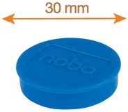 Magneet Nobo 30mm blauw 4 stuks-2