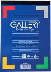 Gallery schrijfblok, ft A5, geruit 5 mm, blok van 100 vel