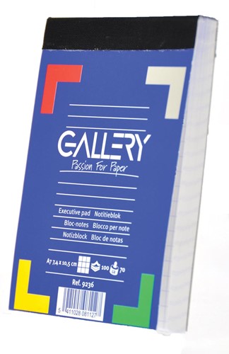 Gallery notitieblok, ft A7, geruit 5 mm, blok van 100 vel-3