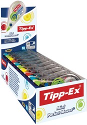 Tipp-ex correctieroller mini pocket mouse fashion doos met 10 stuks