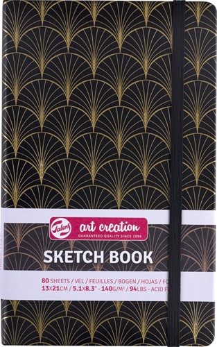 Talens Art Creation schetsboek Art Deco, 140 g/m², ft 13 x 21 cm, 80 vel