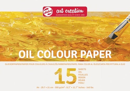 Talens Art Creation olieverfpapier, 300 g, ft 21 x 29,7 cm, A4, blok van 15 vel