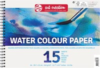 Talens Art Creation aquarelpapier, 240 g, ft 21 x 29,7 cm, A4, blok van 15 vel