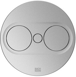 Inbouw Stekkerdoos TWIST 2 - Rond - Zilver - 2x 230V