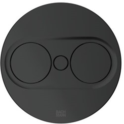 Inbouw Stekkerdoos TWIST 2 - Rond - Zwart - 2x 230V