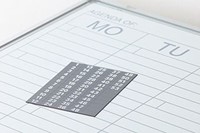 Weekplanner NL Softline 8 mm - aluminium profiel -  60x120 cm -3