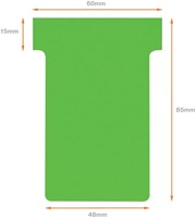T-kaart Nobo nr.2 48mm groen 100 stuks-3
