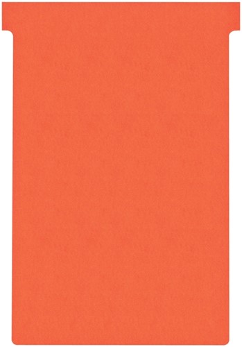 T-kaart Nobo nr.4 112mm rood 100 stuks