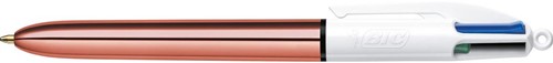 Bic balpen 4 Colour Shine, rosé goud, doos van 12 stuk-2