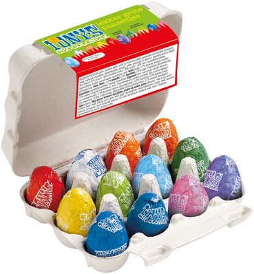Chocolade Tony's Chocolonely paaseitjes doos mix 12 stuks-2