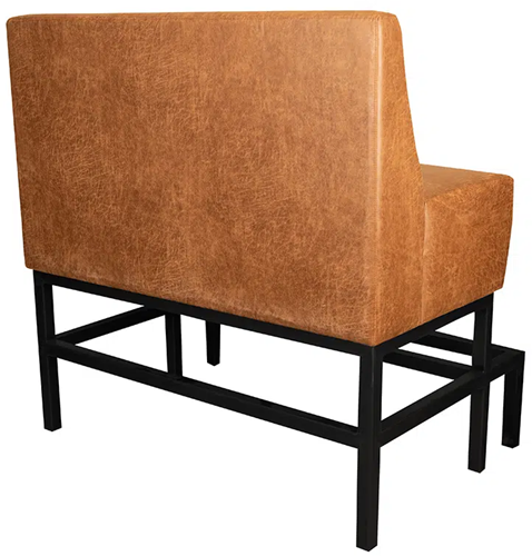 Bank hoog - 120 cm - Cognac-3