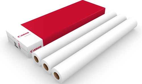 Canon plotterpapier, standaard, Ft 914 mm x 50 m, 90 g, pak van 3 rollen