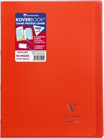 Clairefontaine schrift Koverbook voor ft A4, 96 bladzijden, kaft in PP, seyès, geassorteerde kleuren-6