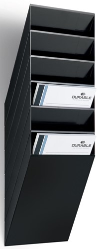 Durable folderhouder Flexiboxx 6 A4, zwart