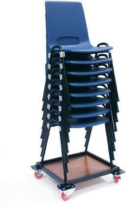 Trolley voor stapelStoelen