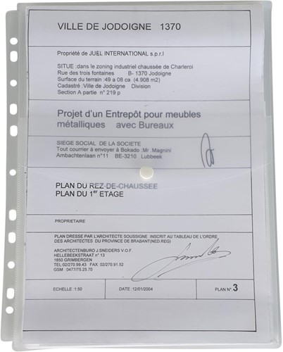 Bronyl harmonica showtas met flap en balg, ft A4, pak van 10 stuks-3