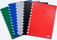 Atoma Eco schrift, ft A4, 144 bladzijden, geruit 5 mm, geassorteerde kleuren