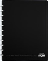 Atoma Eco  schrift, ft A4 +, 120 bladzijden, gelijnd, met 6 tabbladen en 5 showtassen, assorti