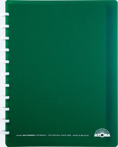 Atoma Eco schrift, ft A4 +, 120 bladzijden, commercieel geruit, met 6 tabbladen en 5 showtassen, assorti-3