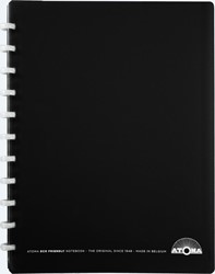 Atoma Eco schrift, ft A4 +, 120 bladzijden, commercieel geruit, met 6 tabbladen en 5 showtassen, assorti