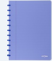 Atoma Seyes schrift, ft A4, 144 bladzijden, PP, gelijnd, geassorteerde kleuren