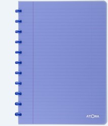 Atoma Seyes schrift, ft A4, 144 bladzijden, PP, gelijnd, geassorteerde kleuren