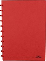 Atoma schrift, ft A4, 144 bladzijden, geruit 5 mm, rood