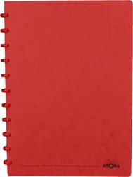 Atoma schrift, ft A4, 144 bladzijden, geruit 5 mm, rood